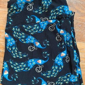 Peacock Lularoe Leggings